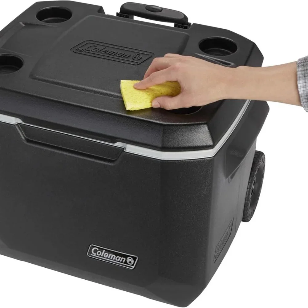 Xtreme 50qt Rolling Cooler with Wheels, Extra-Walled Insulation Keeps Ice up to - Picture 5 of 5